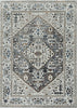 3' x 5' Grey Parisian Area Rug