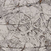 5'x8' Ivory Grey Machine Woven Paint Splatter Abstract Indoor Area Rug