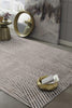 7' Ivory or Grey Polyester Runner Rug