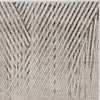 5'x8' Ivory Grey Machine Woven Abstract Lines Indoor Area Rug