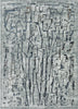 3' x 5' Grey Abstract Lines Area Rug