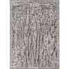 5'x8' Grey Machine Woven Contemporary Abstract Indoor Area Rug