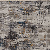 94" X 130" Grey Polyester Rug