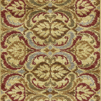 63" X 63" Gold Polypropylene Rug