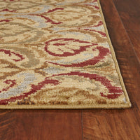 63" X 63" Gold Polypropylene Rug