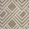 8'x11' Beige Machine Woven UV Treated Geometric Indoor Outdoor Area Rug