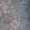 3'x5' Silver or Blue Polypropylene or Polyester Area Rug