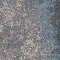 5'x8' Silver Blue Machine Woven Abstract Indoor Area Rug