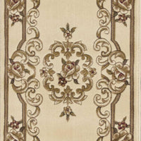 60" X 84" Ivory Wool or Jute Rug