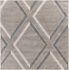 78" X 78" Grey Polypropylene Rug