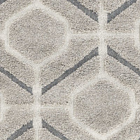 78" X 78" Grey Polypropylene Rug