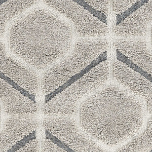 78" X 78" Grey Polypropylene Rug