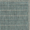 3' x 4' Teal Polypropylene Area Rug