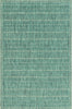 3' x 4' Teal Polypropylene Area Rug