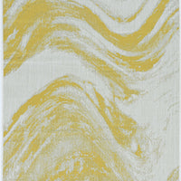 94" X 130" Ivory or Gold Polypropylene Rug