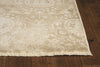 8' Ivory Machine Woven UV Treated Animal Print Indoor Outdoor Round Area Rug