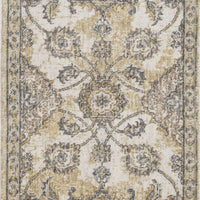 63" X 91" Ivory Sand Wool Rug