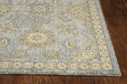 27" X 39" Sage Green Wool Rug