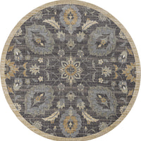 27" X 39" Taupe Wool Rug