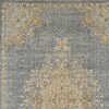 63" X 91" Slate Grey Wool Rug