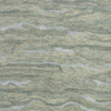 3' x 5' Seafoam Plain Wool Area Rug with Highlights