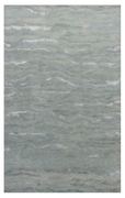 3'x5' Slate Grey Hand Tufted Abstract Indoor Area Rug