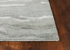 3'x5' Slate Grey Hand Tufted Abstract Indoor Area Rug