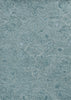 5'x7' Seafoam Blue Hand Tufted Floral Indoor Area Rug