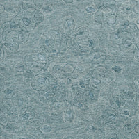 5'x7' Seafoam Blue Hand Tufted Floral Indoor Area Rug