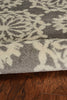 94" X 130" Grey or Ivory Polypropylene Rug