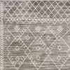 7'x11' Grey Machine Woven Scandinavian Indoor Area Rug