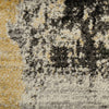 9'x13' Grey Beige Machine Woven Abstract Indoor Area Rug