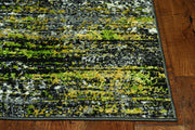 5' x 8' Grey Abstract Area Rug