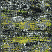 5' x 8' Grey Abstract Area Rug