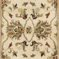 60" X 90" Ivory Polyester Rug