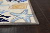 8' Ivory Seashore Finish Runner Rug