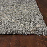 90" X 90" Ivory Polyester Rug