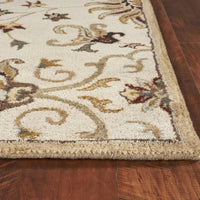 108" X 156" Champagne Wool Rug