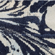 99" X 122" Blue Polypropylene Rug