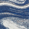 99" X 122" Blue Polypropylene Rug