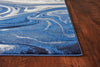 99" X 122" Blue Polypropylene Rug