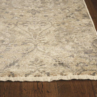 8' Sand or Charcoal Polypropylene Runner Rug