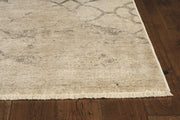 2' x 8' Ivory Mosaic Runner Rug