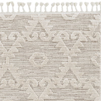 144" X 180" Ivory Beige Polyester Rug