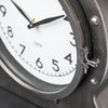 Rustic Brown Metal Porthole Desk - Table Clock