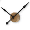 36" Round Oversize Coastal Wall Clock with Open Face and Rope Base