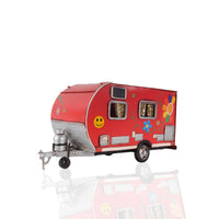 Red Camper Trailer Model Tissue Holder