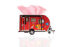 Red Camper Trailer Model Tissue Holder