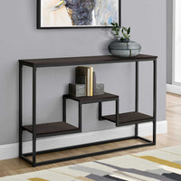 48" Rectangular Espresso Hall Console Accent Table