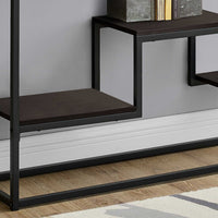 48" Rectangular Espresso Hall Console Accent Table